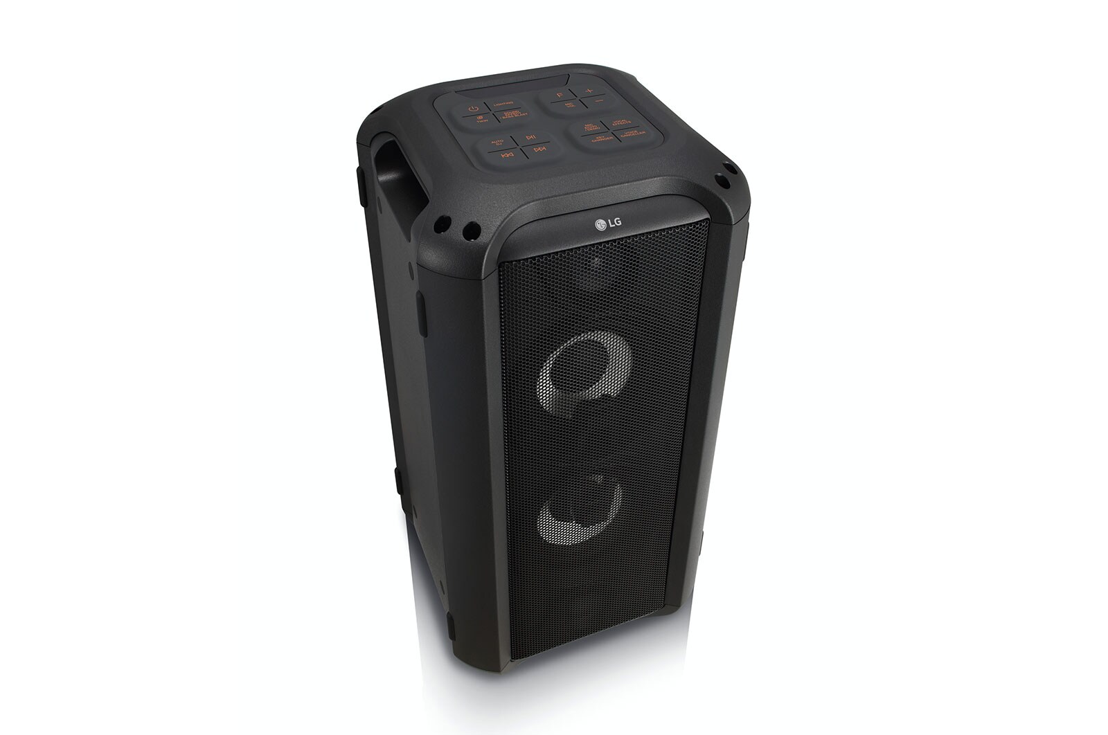 LG Tragbarer Bluetooth-Lautsprecher mit 150 Watt | XBOOM | DJ-App | Karaoke Funktion, RL4