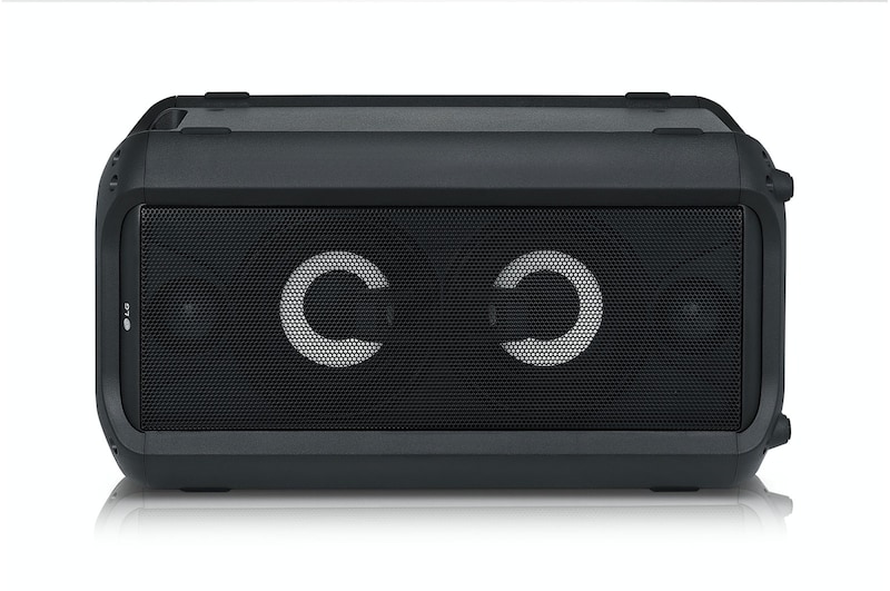 LG Tragbarer Bluetooth-Lautsprecher mit 150 Watt | XBOOM | DJ-App | Karaoke Funktion, RL4