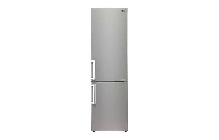 LG 2m Kühl-Gefrierkombination mit Edelstahl-Front, 343l Nutzinhalt, GBB530NSCFE