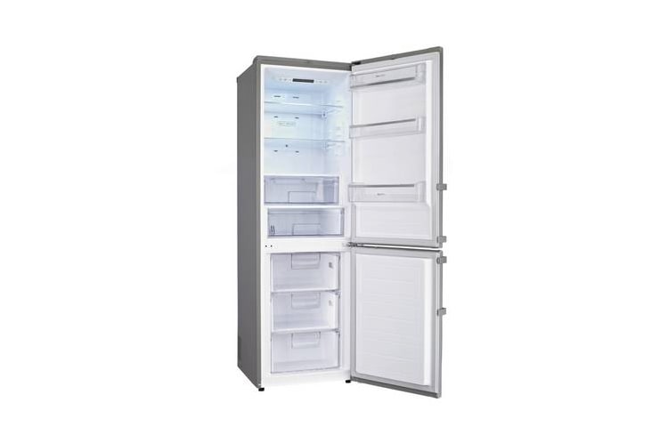 LG 1,9m Kühl-Gefrierkombination mit Edelstahl-Front, 318l Nutzinhalt, GBB539NSCFE