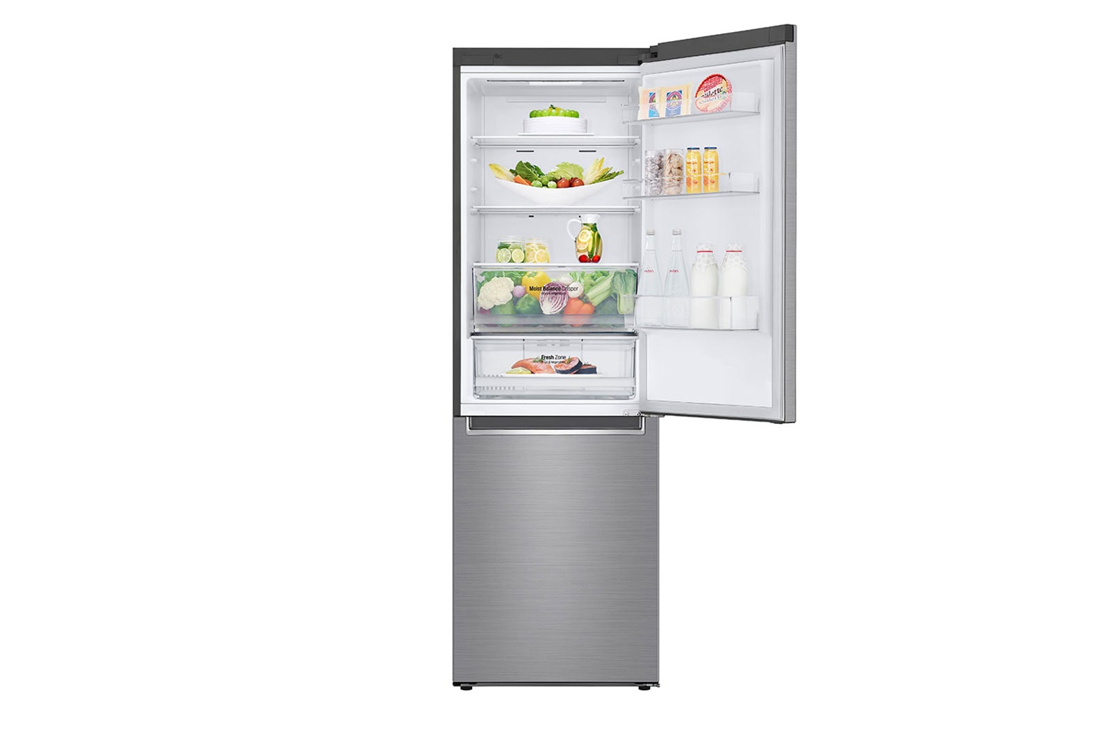 LG Kühl-Gefrierkombination | 341 Liter Nutzinhalt | LINEARCooling™ | SmartThinQ™, GBB61PZHMN