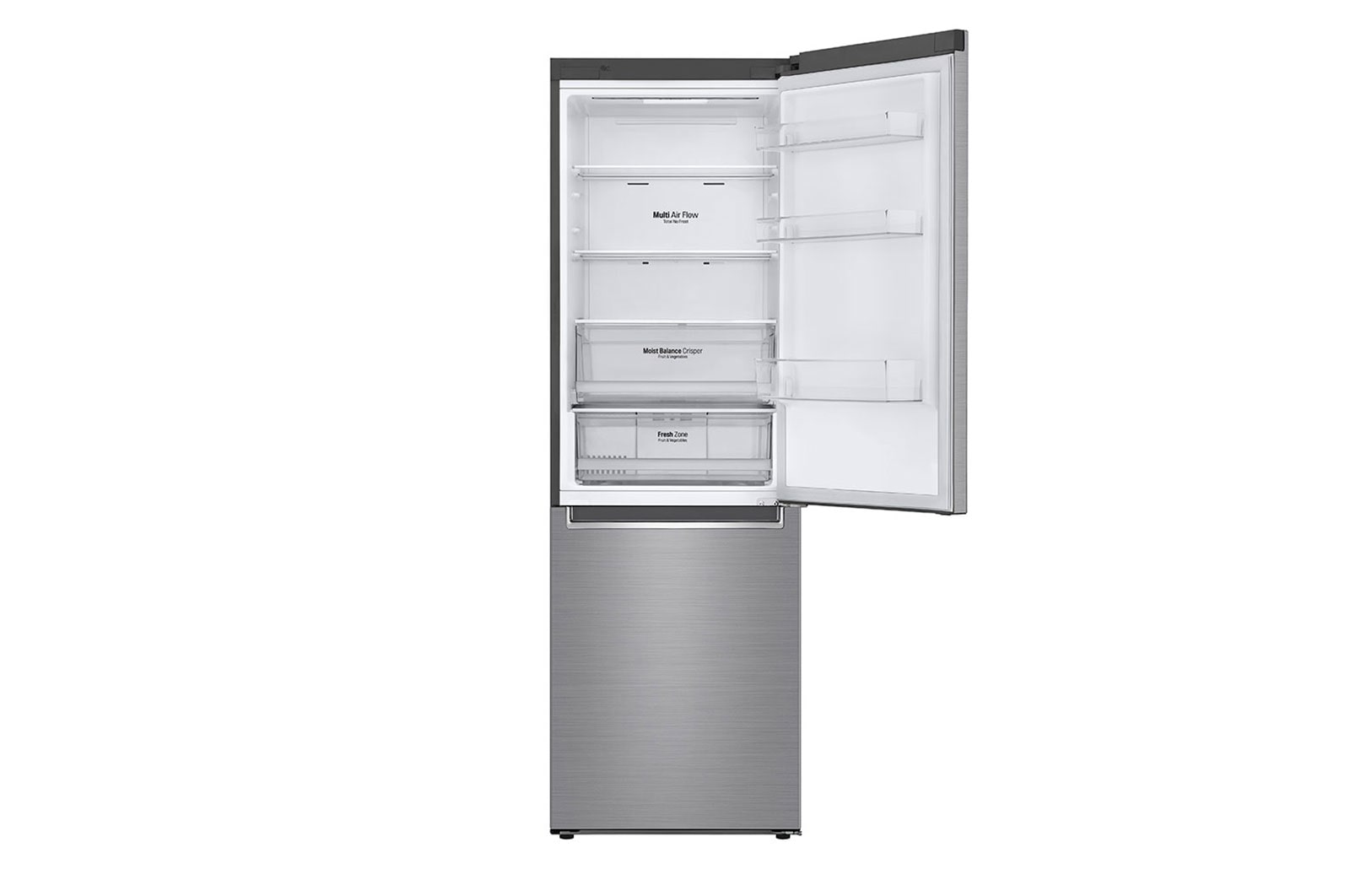 LG Kühl-Gefrierkombination | 341 Liter Nutzinhalt | LINEARCooling™ | SmartThinQ™, GBB61PZHMN