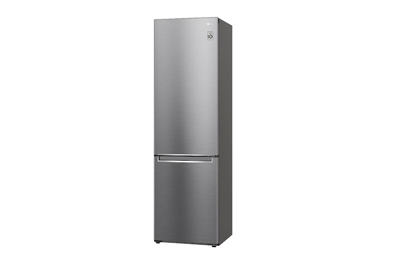 LG Kühl-Gefrierkombination | 384 Liter Nutzinhalt | Energieeffizienzklasse C | Steel | 203 cm | Inverter Linear Kompressor | LG GBB72PZVCN1, GBB72PZVCN1