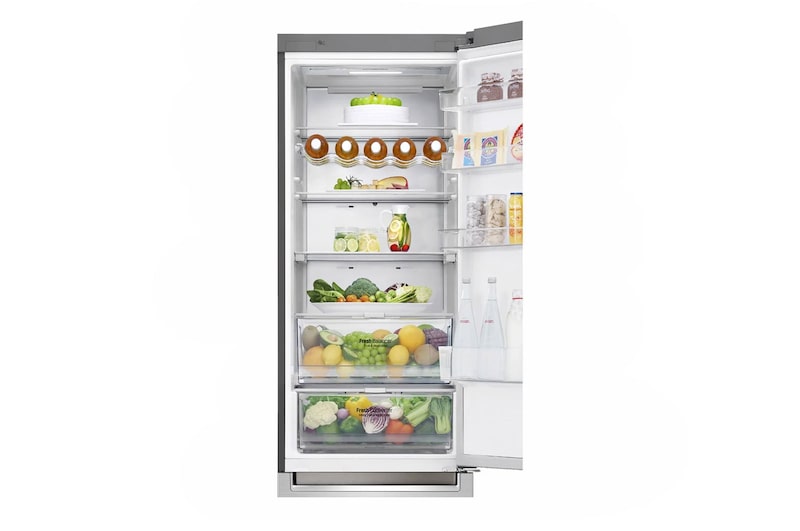LG Kühl-Gefrierkombination | 384 Liter Nutzinhalt | Total No Frost | DoorCooling+™ | Wi-Fi-Funktion | Express Freeze | LG GBB92STACP, GBB92STACP