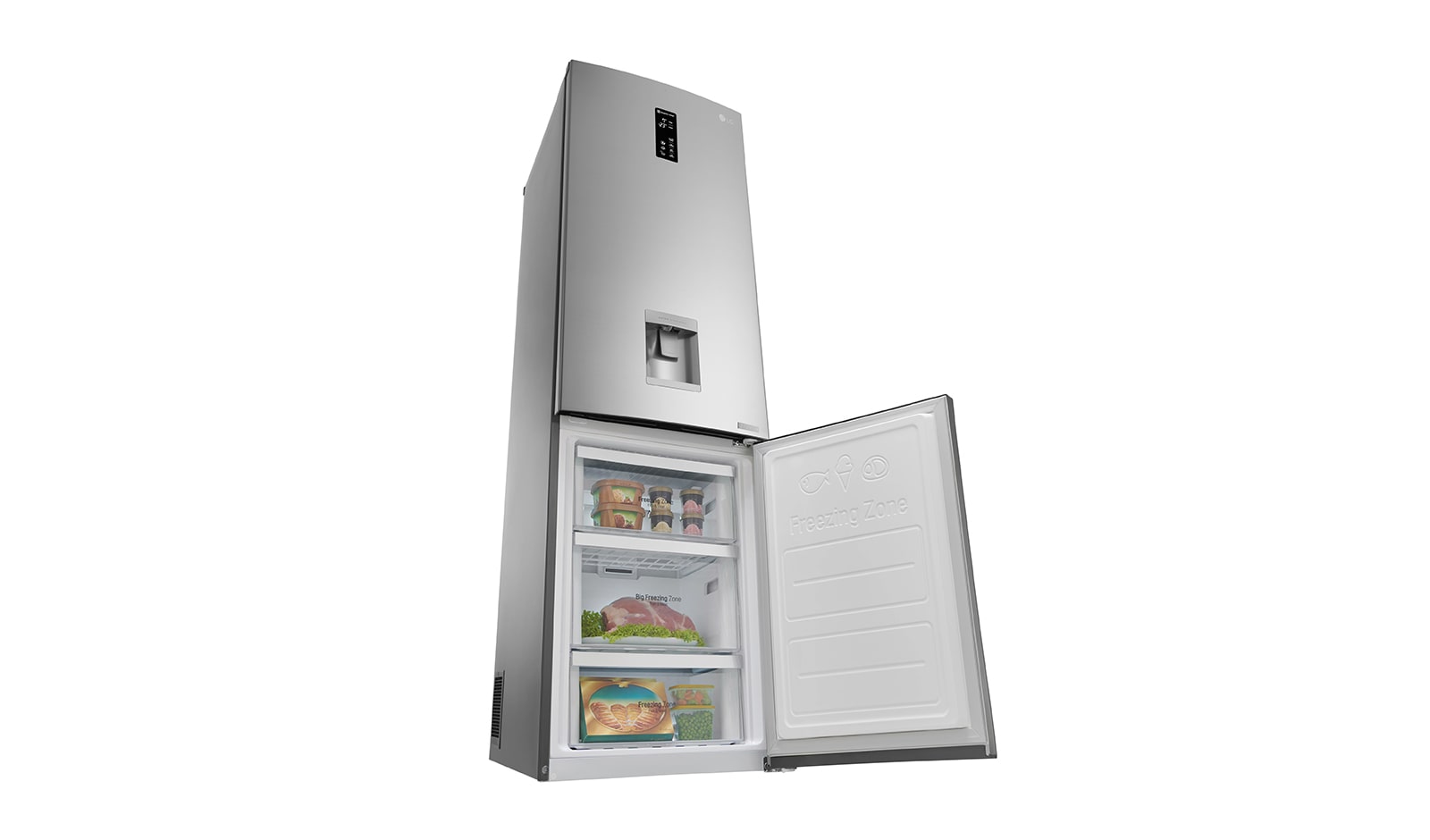 LG Premium Kühl-Gefrierkombination , GBF60PZFZS