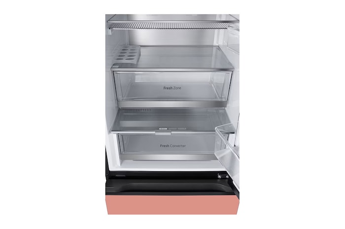 LG InstaView mit MoodUP®️ Kühl-Gefrierkombination | Eingebauter Lautsprecher | 4,3” Touch LCD Display | GBG719MDNN, GBG719MDNN