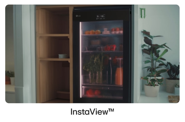 LG InstaView mit MoodUP®️ Kühl-Gefrierkombination | Eingebauter Lautsprecher | 4,3” Touch LCD Display | GBG719MDNN, GBG719MDNN