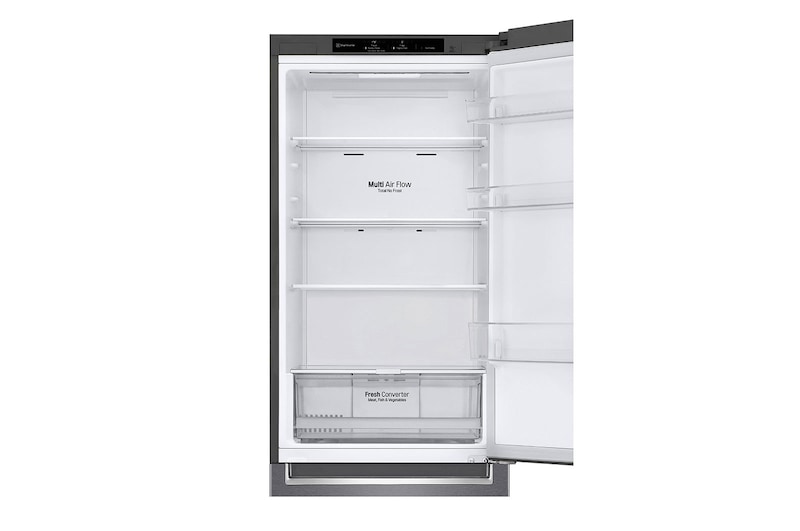 LG Kühl-Gefrierkombination | D | 341 Liter Nutzinhalt | LINEARCooling™ | Express Cooling und Express Freeze, GBP61DSPGN