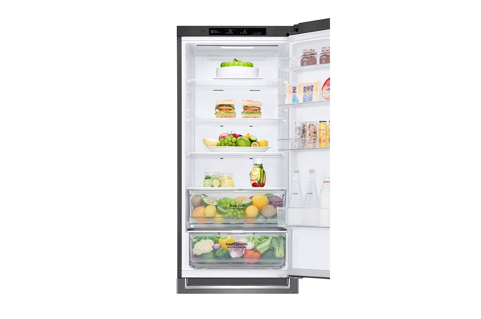 LG Kühl-Gefrierkombination | D | 384 Liter Nutzinhalt | LINEARCooling™ | DoorCooling+™ | Total No Frost, GBP62DSNFN