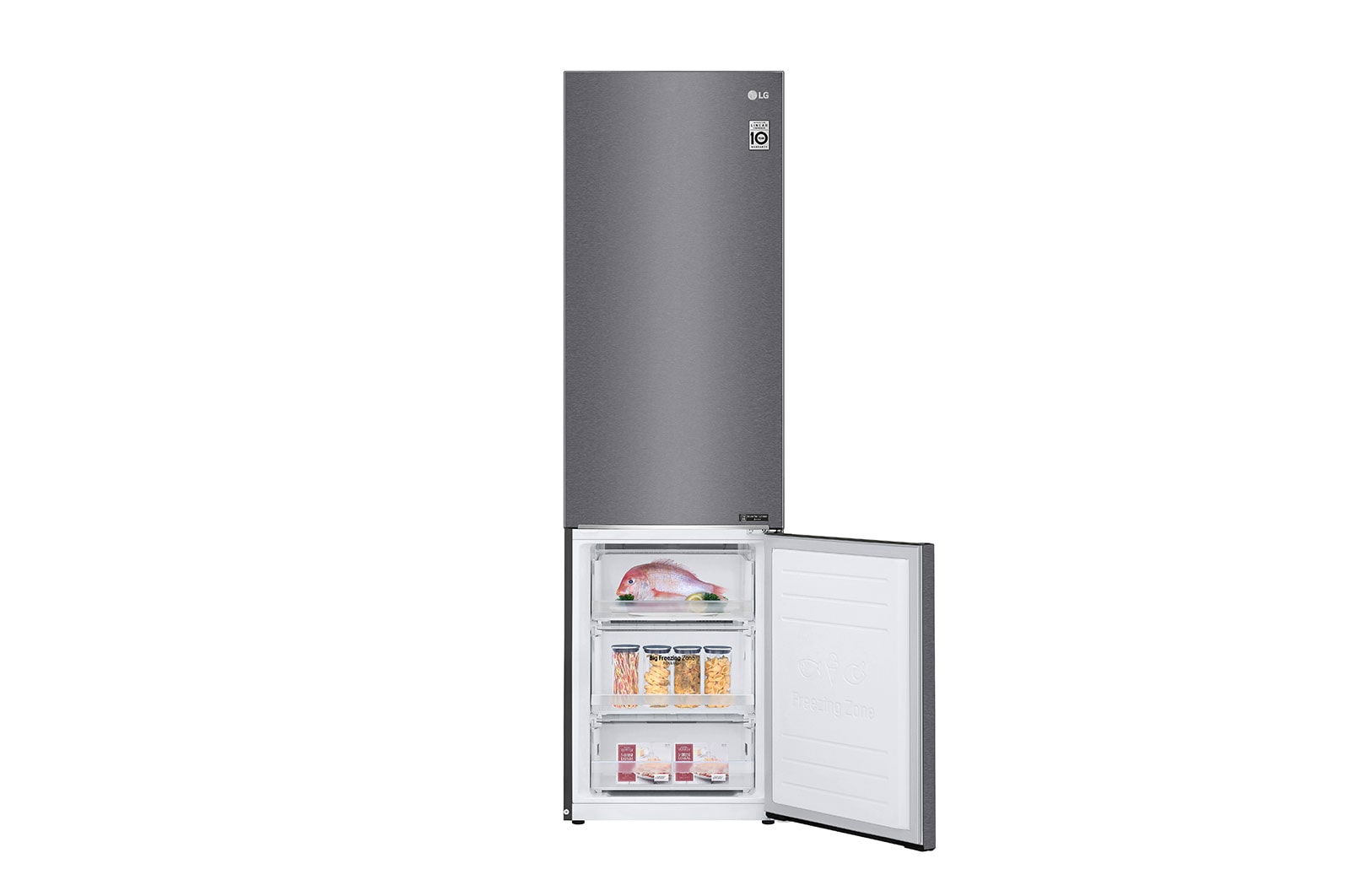 LG Kühl-Gefrierkombination | D | 384 Liter Nutzinhalt | LINEARCooling™ | DoorCooling+™ | Total No Frost, GBP62DSNFN