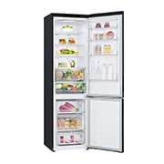 LG Kühl-Gefrierkombination | 384 Liter Nutzinhalt | Energieeffizienzklasse C | Matte Black | 203cm hoch | Inverter Linear Compressor® | GBP62MCNCC1, GBP62MCNCC1