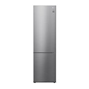 Vorderansicht von Kühl-Gefrierkombination | 384 Liter Nutzinhalt | Energieeffizienzklasse A | Platinum Silber | Inverter Linear Kompressor | LG GBP62PZNAC GBP62PZNAC