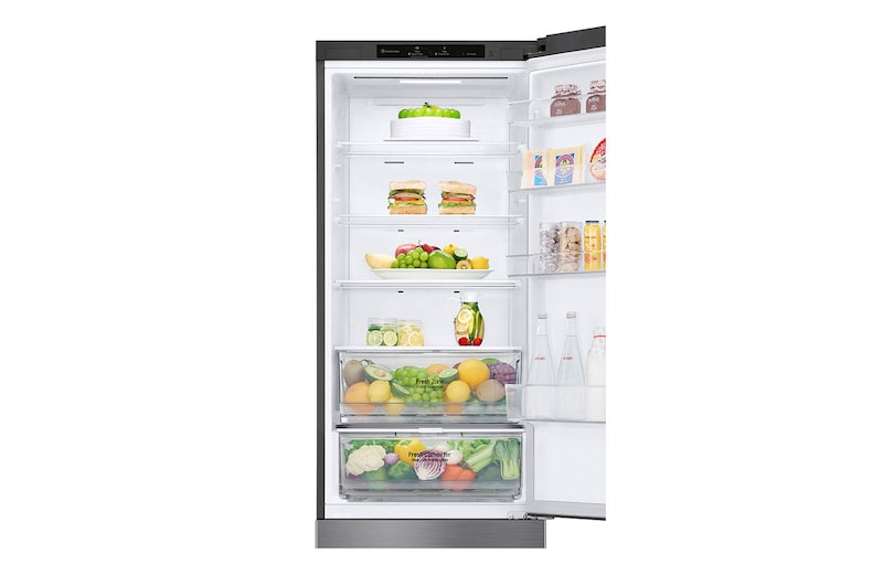 LG Kühl-Gefrierkombination | 384 Liter Nutzinhalt | Total No Frost | DoorCooling+™ | LINEARCooling | FRESHConverter™ | LG GBP62PZNBC, GBP62PZNBC