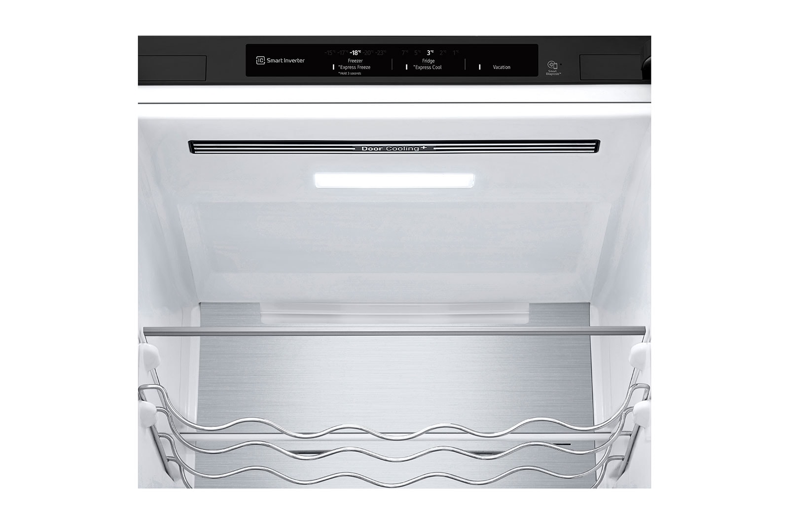 LG ​Kühl-Gefrierkombination | ​387​ Liter Nutzinhalt | EEK ​C | ​Essence Black Steel | ​203 cm​ hoch |​ Smart Inverter Compressor​ | ​GBV7280CEV, GBV7280CEV