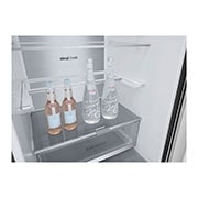LG ​Kühl-Gefrierkombination | ​387​ Liter Nutzinhalt | EEK ​C | ​Essence Black Steel | ​203 cm​ hoch |​ Smart Inverter Compressor​ | ​GBV7280CEV, GBV7280CEV