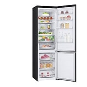 LG ​Kühl-Gefrierkombination | ​387​ Liter Nutzinhalt | EEK ​C | ​Essence Black Steel | ​203 cm​ hoch |​ Smart Inverter Compressor​ | ​GBV7280CEV, GBV7280CEV