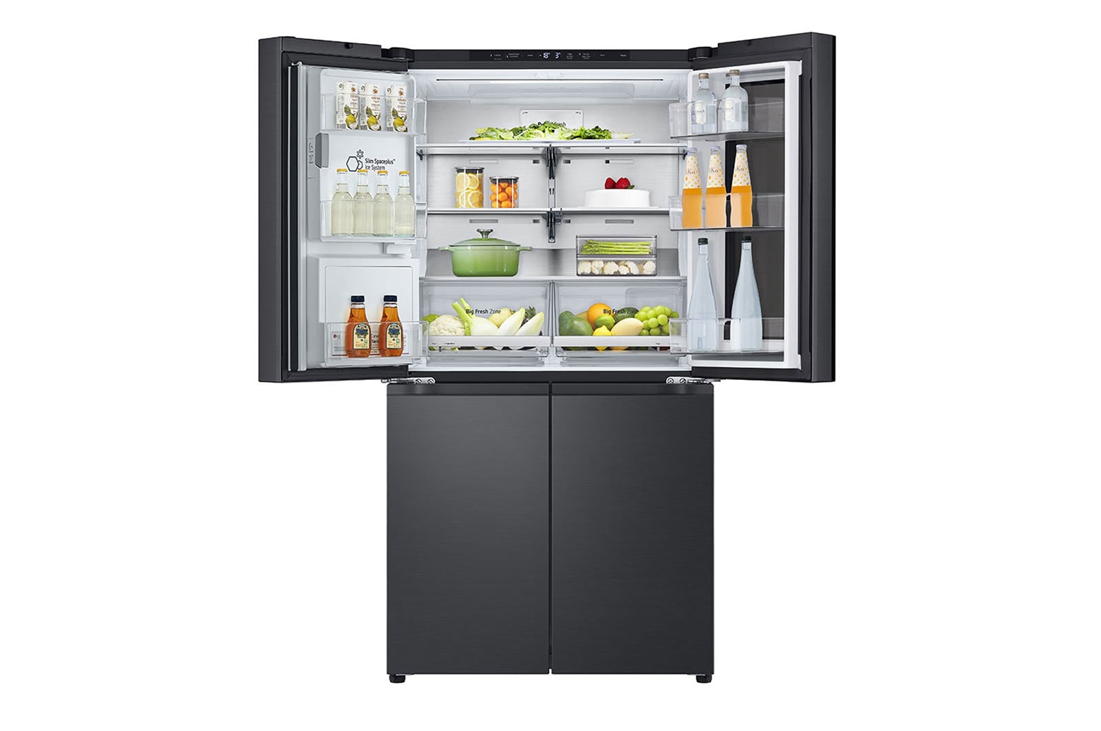 LG Multi-Door| 508 Liter Kapazität | 835 mm Breite | Wassertank | Essence Matte Black | GMG861EPAE, GMG861EPAE