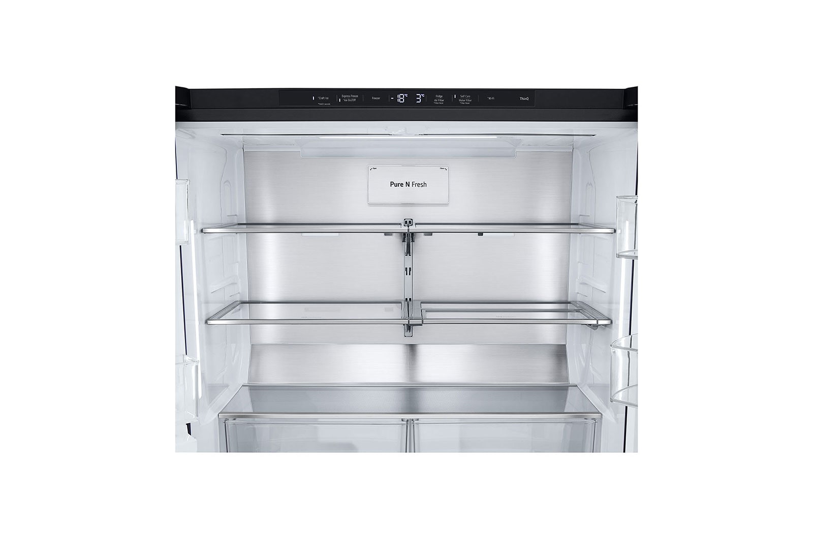 LG Multi-Door| 508 Liter Kapazität | 835 mm Breite | Wassertank | Essence Matte Black | GMG861EPAE, GMG861EPAE
