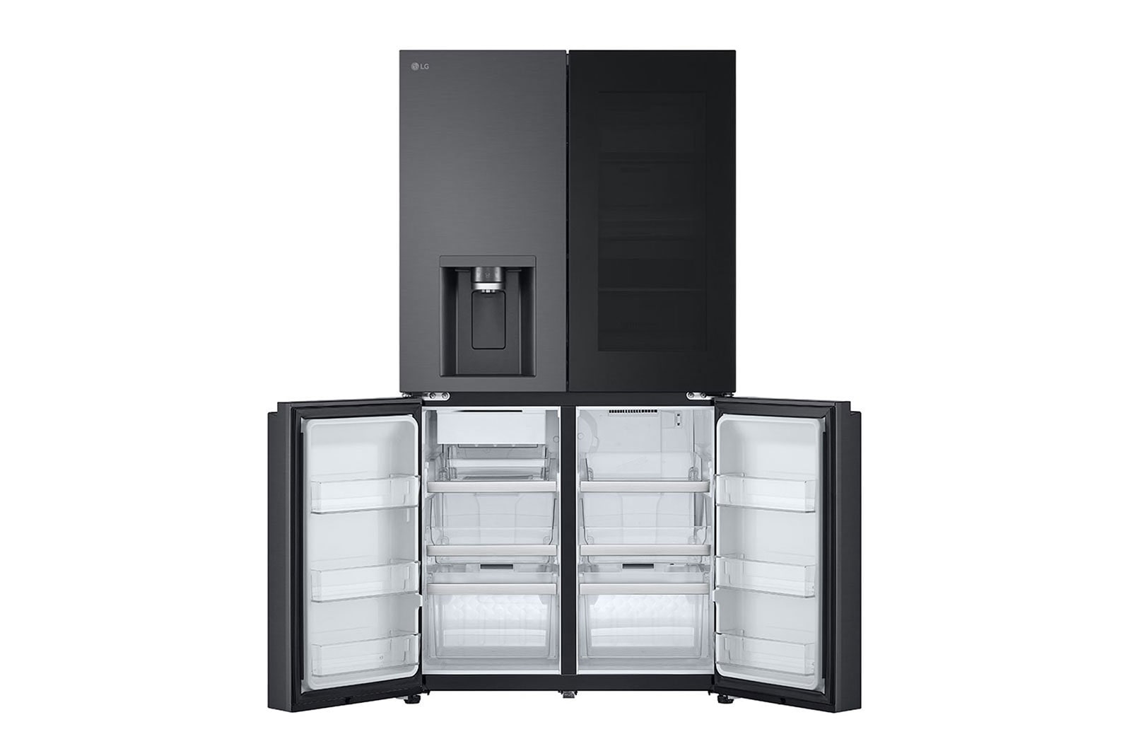 LG Multi-Door| 508 Liter Kapazität | 835 mm Breite | Wassertank | Essence Matte Black | GMG861EPAE, GMG861EPAE