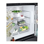 LG Multi-Door| 508 Liter Kapazität | 835 mm Breite | Wassertank | Essence Matte Black | GMG861EPAE, GMG861EPAE