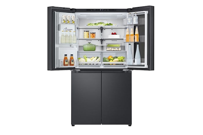 LG Multi Door mit InstaView® | Cubed Ice-, Crushed Ice-, Craft Ice und Wasserspender | 638 Liter Kapazität | Energieeffizienzklasse E | Festwasseranschluss | GMG960EVEE, GMG960EVEE