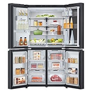 LG Multi Door mit InstaView® | Eis-, Crushed Ice- und Wasserspender | 638 Liter Kapazität | ​Energieeffizienzklasse ​E​ | Festwasseranschluss | GMG960EVJE, GMG960EVJE