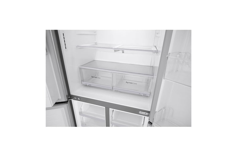 LG Slim French-Door-Kühlschrank mit Inverter Linear Kompressor | Energieeffizienzklasse* E, GML844PZKZ