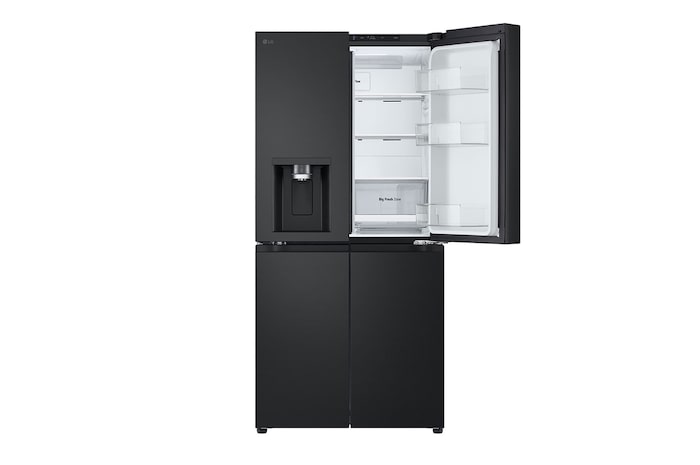 Top left door open without food