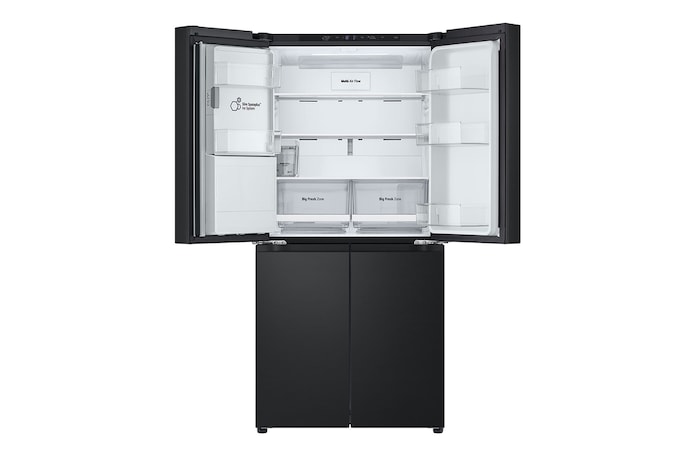 Front top all door open without food