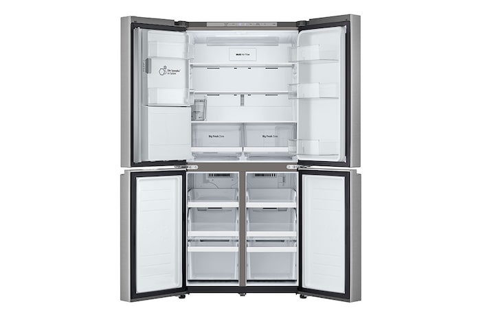 LG Mehrtüriger Kühlschrank, DoorCooling+™ und ThinQ™ Technologie, 508L Fassungsvermögen, GML861PYPE