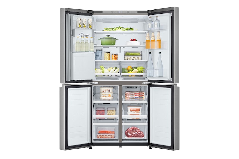 LG Mehrtüriger Kühlschrank, DoorCooling+™ und ThinQ™ Technologie, 508L Fassungsvermögen, GML861PYPE
