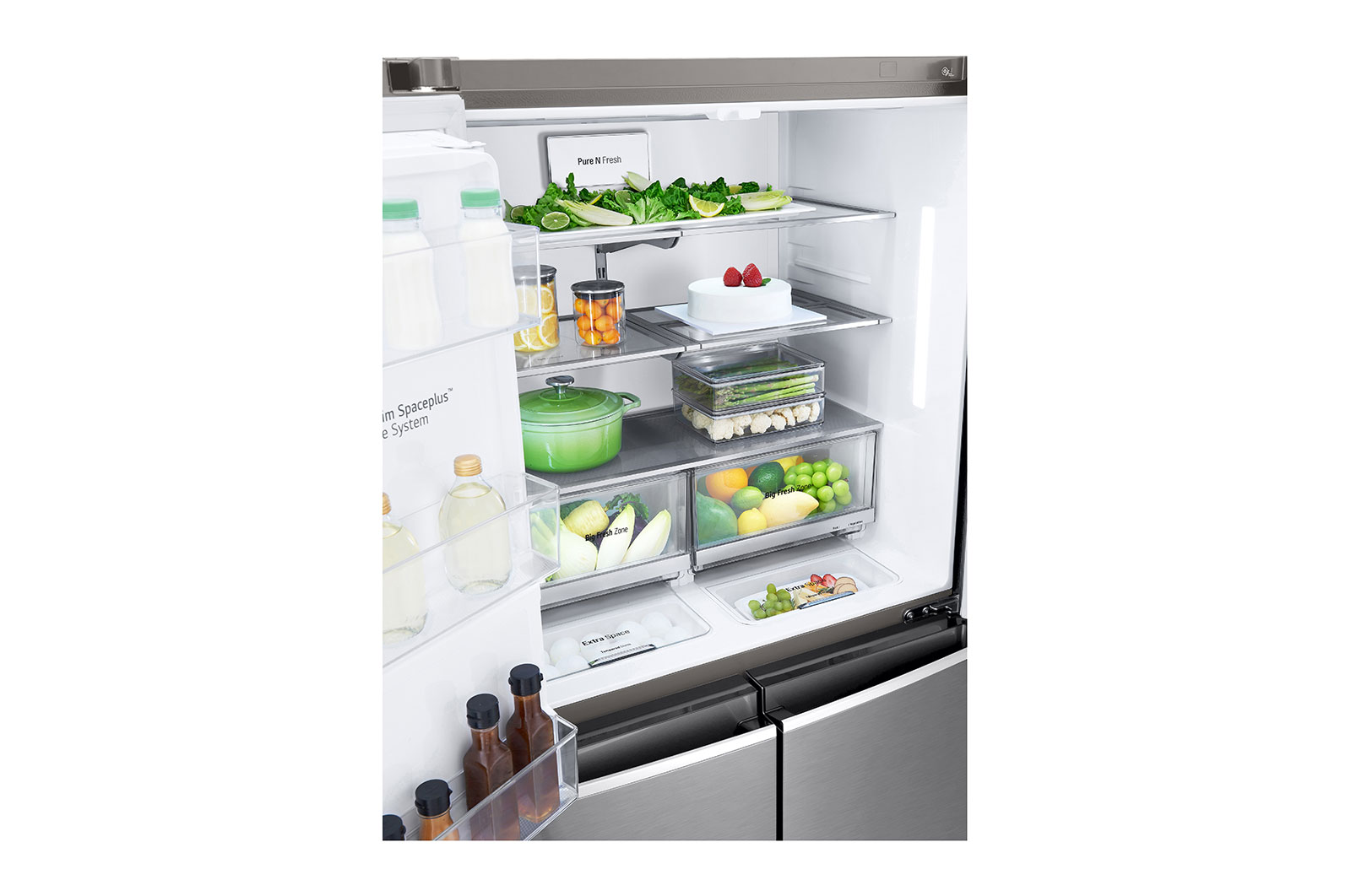 LG Side-by-Side mit Eis-, Crushed Ice- und Wasserspender | 641 L Kapazität | Door Cooling+™ |  Festwasseranschluss | LG GML945PZ8F, GML945PZ8F