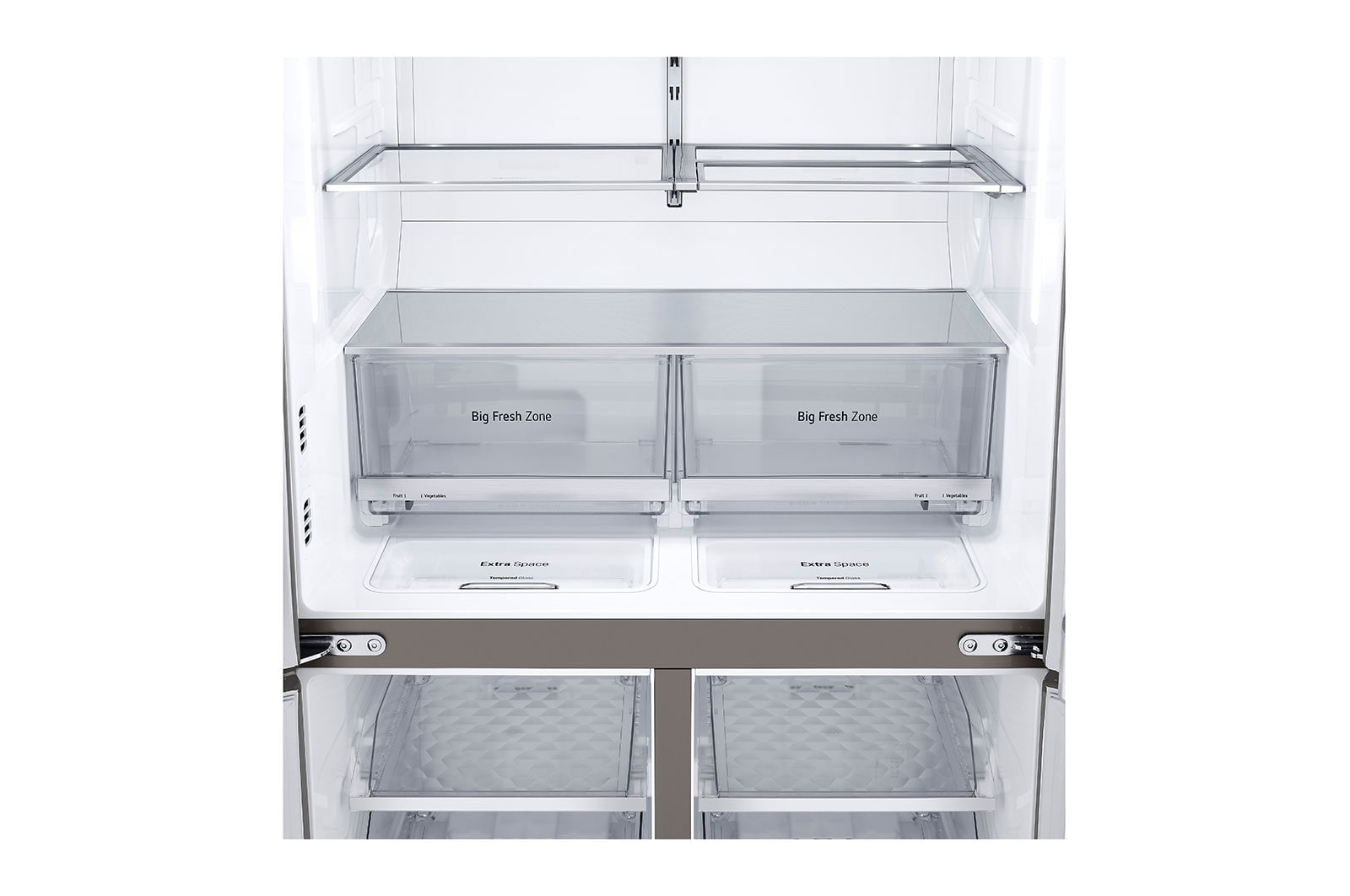 LG Side-by-Side mit Eis-, Crushed Ice- und Wasserspender | 641 L Kapazität | Door Cooling+™ |  Festwasseranschluss | LG GML945PZ8F, GML945PZ8F