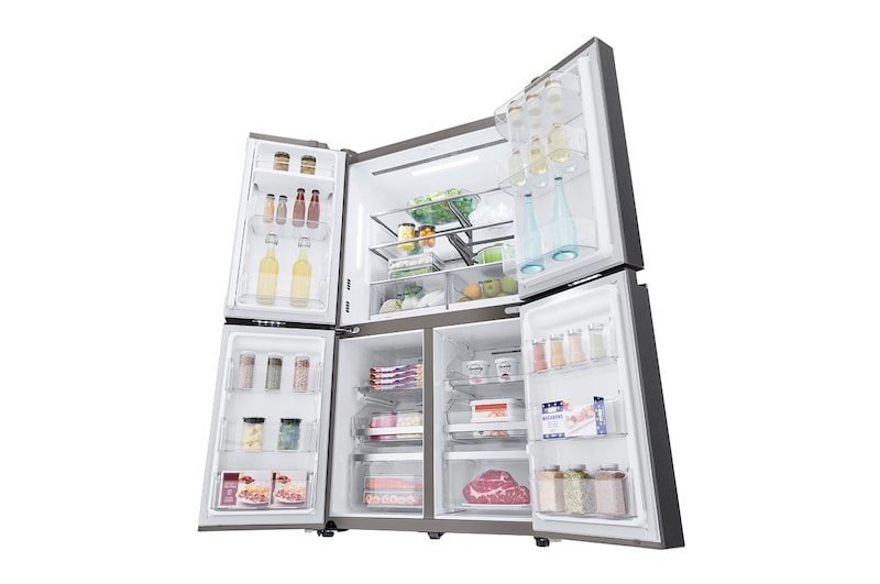 LG Side-by-Side mit Eis-, Crushed Ice- und Wasserspender | 641 L Kapazität | Door Cooling+™ |  Festwasseranschluss | LG GML945PZ8F, GML945PZ8F