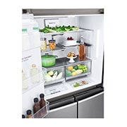 LG Side-by-Side mit Eis-, Crushed Ice- und Wasserspender | 641 L Kapazität | Door Cooling+™ |  Festwasseranschluss | LG GML945PZ8F, GML945PZ8F