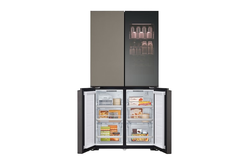 LG InstaView mit MoodUP®️ Multi-Door | Eingebauter Lautsprecher | Total No Frost | GMV960NNME, GMV960NNME