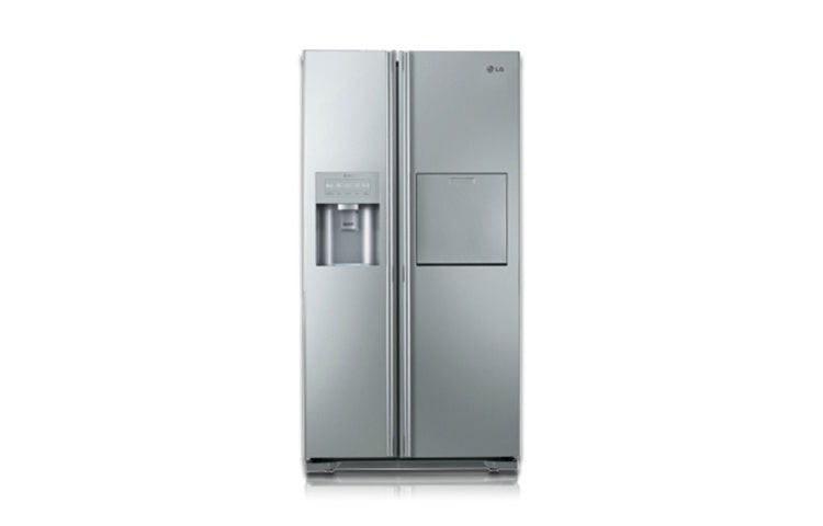 LG Side-by-Side mit 538 Liter Nutzinhalt, Energieeffizienzklasse A+ und OHNE Festwasseranschluss, GS-5162PVMV