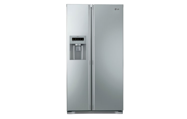 LG Side-by-Side | 508l Nutzinhalt | Edelstahl-Front | kein Festwasseranschluss, GS3159AVHZ1