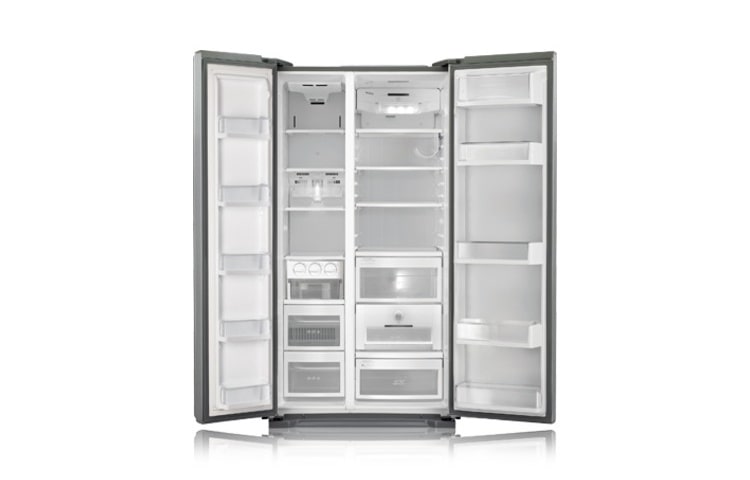 LG Side-by-Side | 551l Nutzinhalt | Edelstahl-Front | ohne Festwasseranschluss, GS5164AEFZ