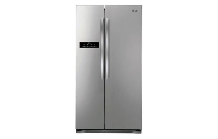 Vorderansicht von Side-by-Side | 528l Nutzinhalt | Platinum-Silber GSB325PVQZ