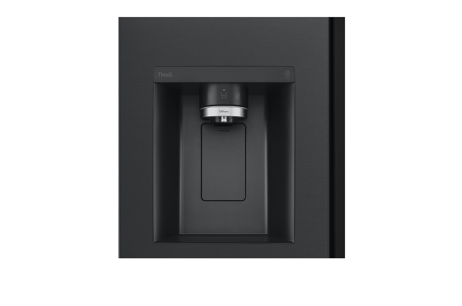 LG Side-by-Side mit InstaView® | Eis-, Crushed Ice- und Wasserspender | 638 Liter Kapazität | ​Energieeffizienzklasse ​E ​| GSGV91EVAD, GSGV91EVAD