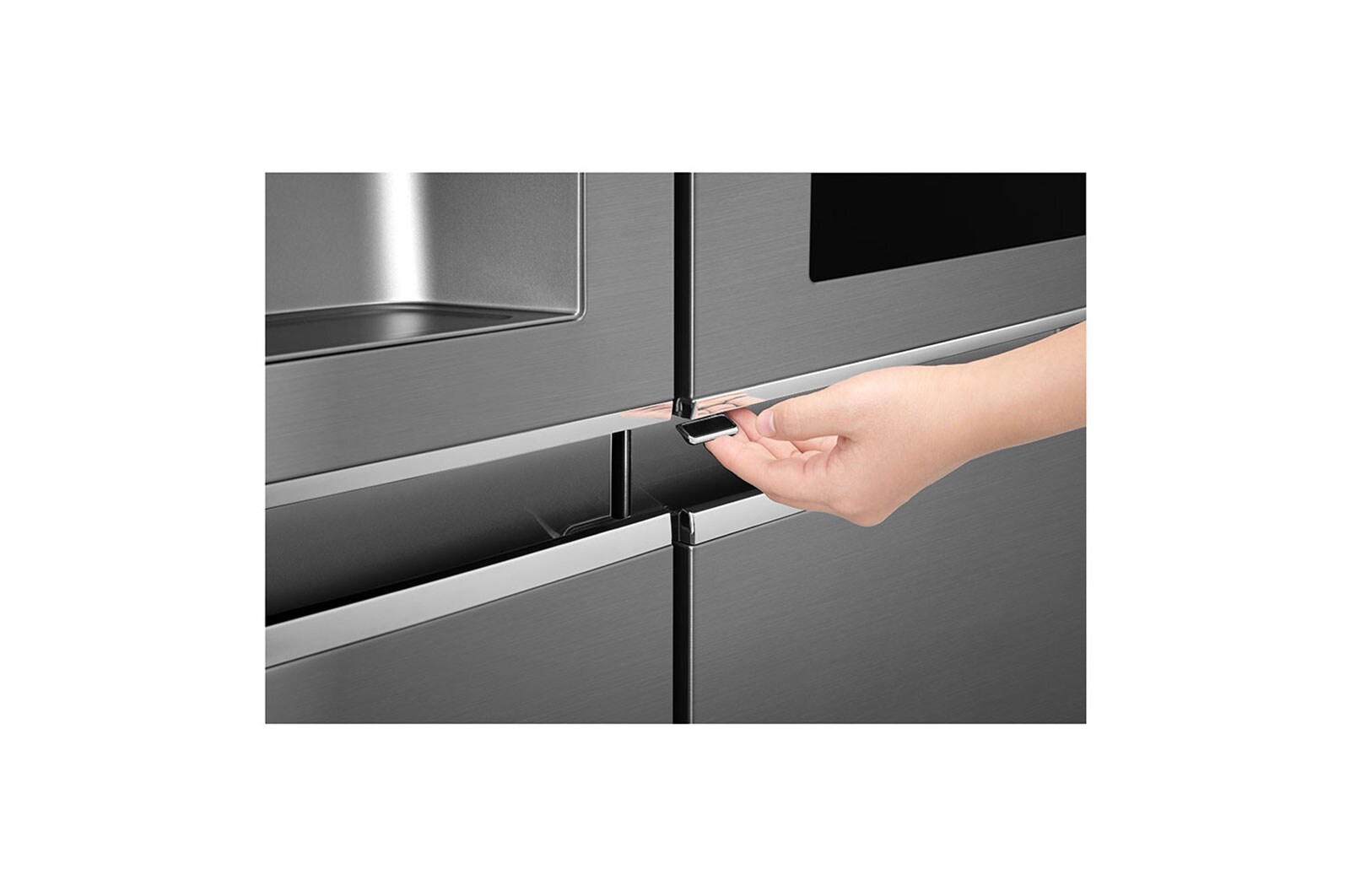 LG Side-by-Side InstaView Door-in-Door™ | Steel, GSI961PZAZ