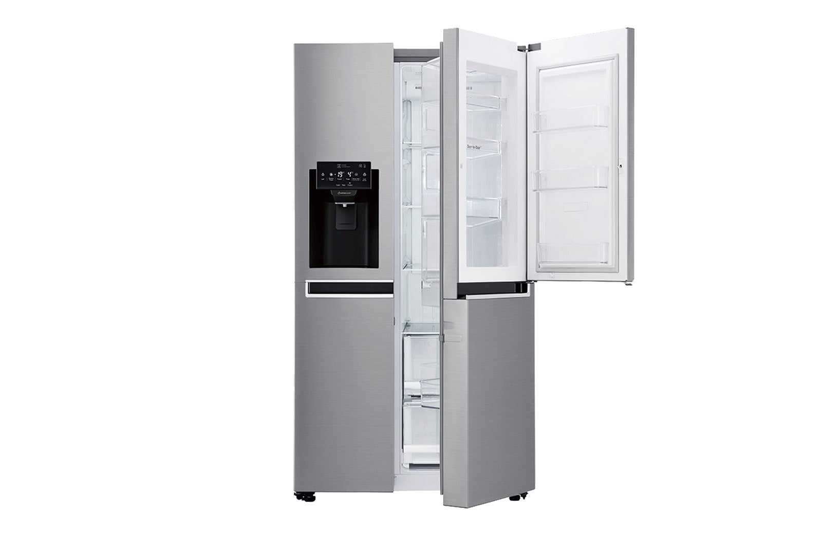 LG Side-by-Side mit mit Door-in-Door™ und 600 Litern Kapazität , GSJ760PZUZ