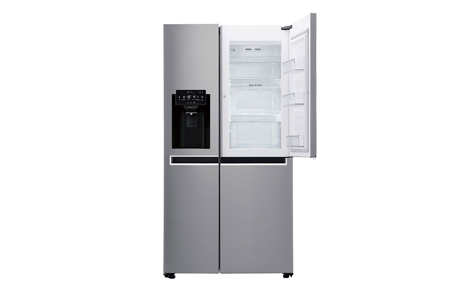 LG Side-by-Side mit mit Door-in-Door™ und 600 Litern Kapazität , GSJ760PZUZ