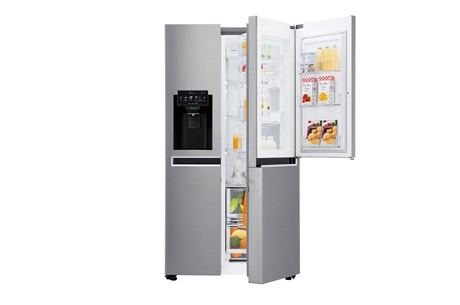 LG Side-by-Side mit mit Door-in-Door™ und 600 Litern Kapazität , GSJ760PZUZ