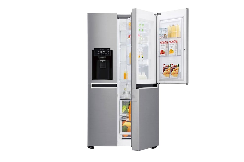 LG Side-by-Side mit mit Door-in-Door™ und 600 Litern Kapazität , GSJ760PZUZ