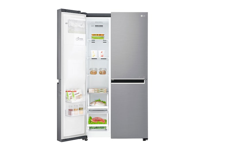 LG Side-by-Side mit mit Door-in-Door™ und 600 Litern Kapazität , GSJ760PZUZ