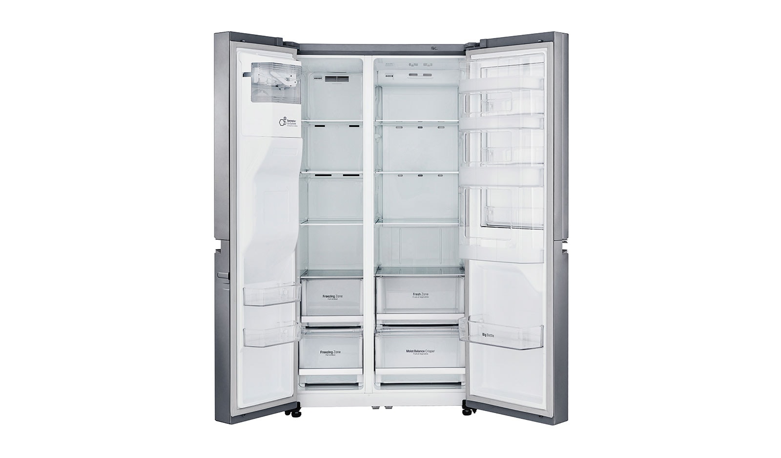 LG Side-by-Side mit Door-in-Door™, Total No Frost, NFC, GSJ760PZXZ
