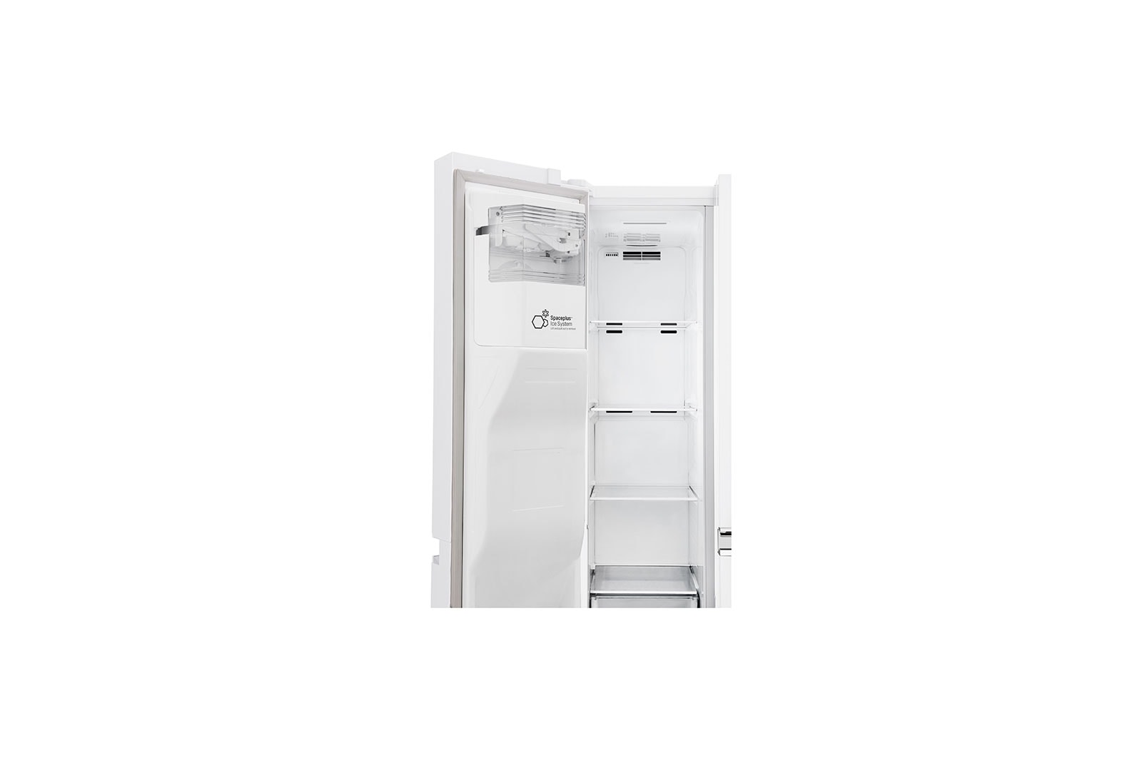 LG Side-by-Side mit Eis-, Crushed Ice- und Wasserspender | 625 L Kapazität | Total No Frost | kein Festwasseranschluss notwendig | LG GSJ761SWZE, GSJ761SWZE