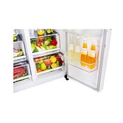 LG Side-by-Side mit Eis-, Crushed Ice- und Wasserspender | 625 L Kapazität | Total No Frost | kein Festwasseranschluss notwendig | LG GSJ761SWZE, GSJ761SWZE